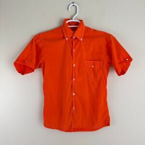 Vintage 350 Collection Shirt Mercerized Cotton Mens Small 14 - 14.5 Flaws Read